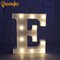 LED Marquee Letter Lights Sign, Light Up Alphabet Letter for Home Party Wedding Decoration E